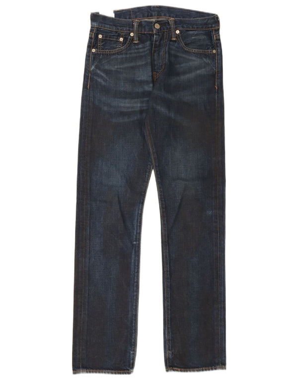 Levi's Uomo 504 Jeans dritti W28 L32 Cotone blu navy