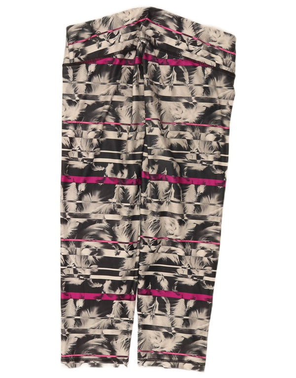Leggings Capri da donna con motivo astratto Puma UK 14 grande multicolore