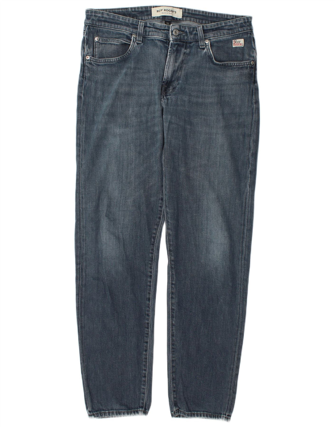 Jeans dritti da uomo Roy Rogers W33 L31 cotone blu