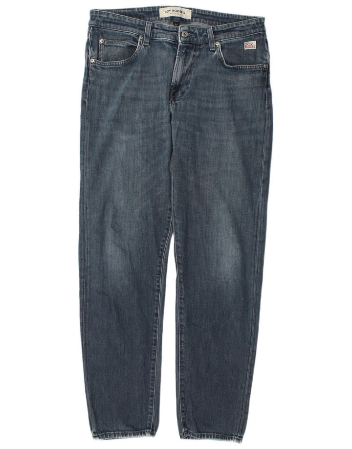 Jeans dritti da uomo Roy Rogers W33 L31 cotone blu