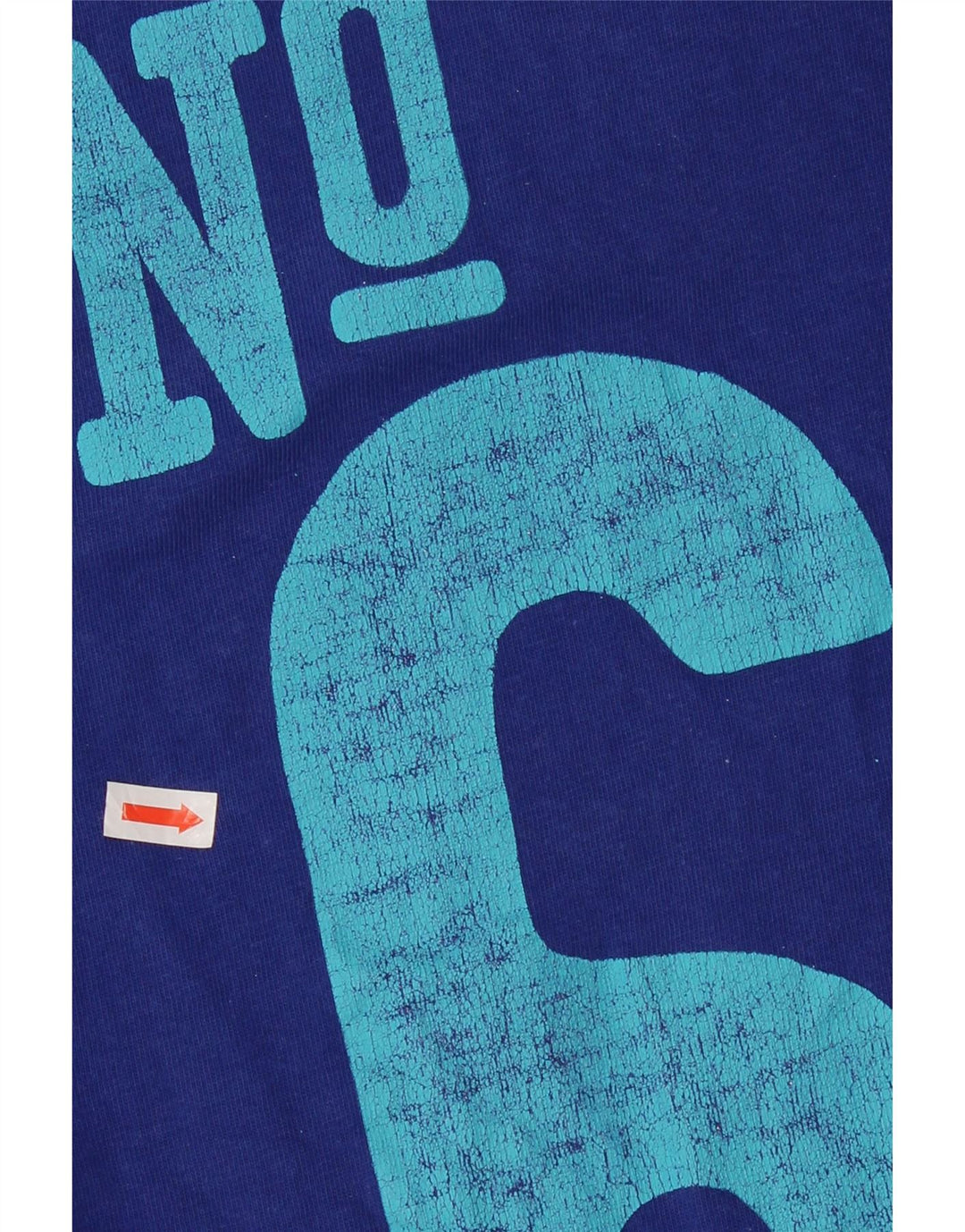 T-shirt grafica da uomo Superdry Top Small in cotone blu