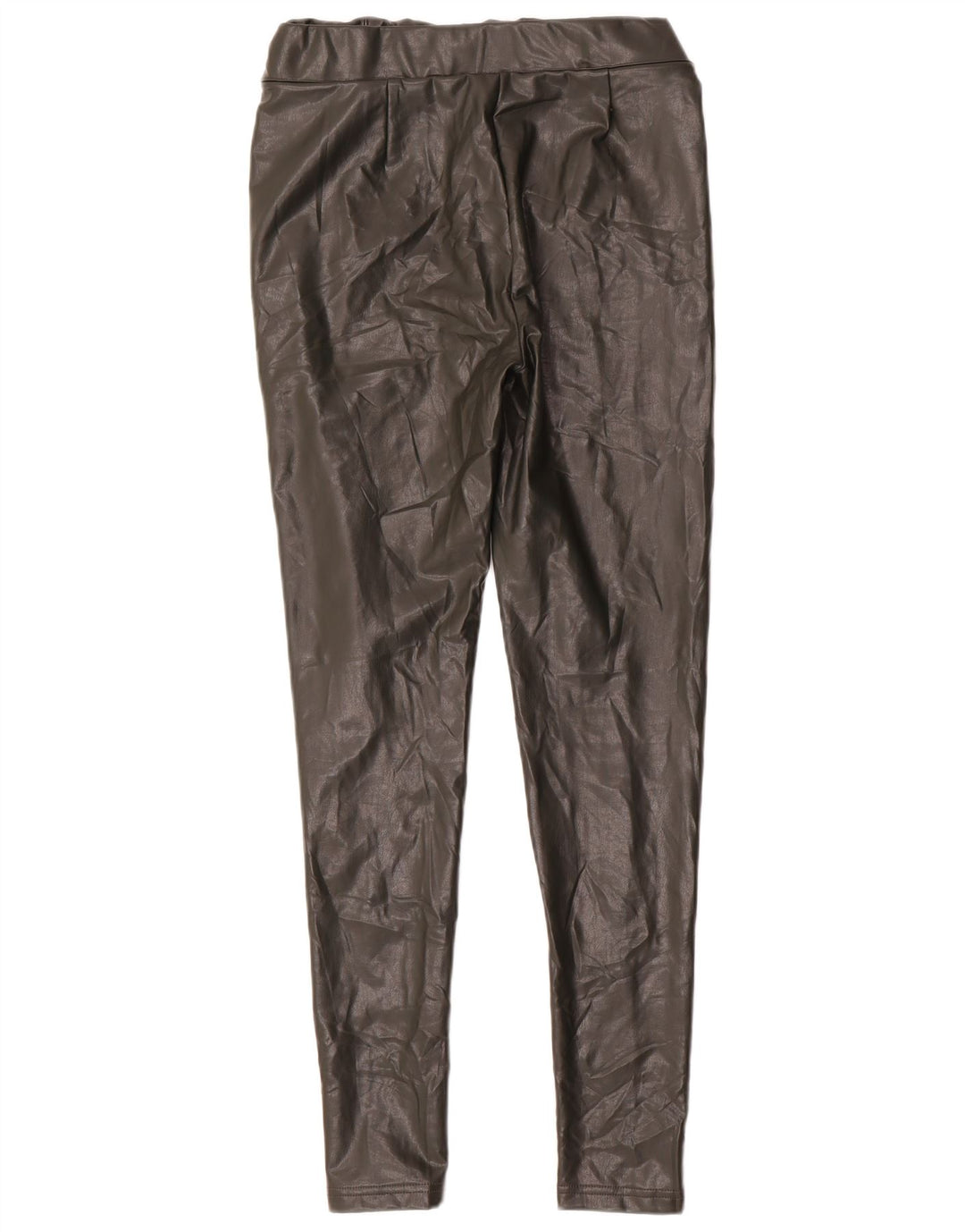 Leggings in ecopelle da donna Marks & Spencer UK 12 verde medio