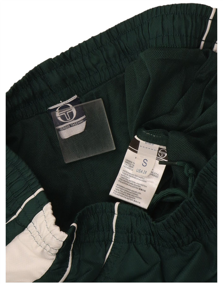 Pantaloni da tuta da uomo Sergio Tacchini Small in poliestere color block verde