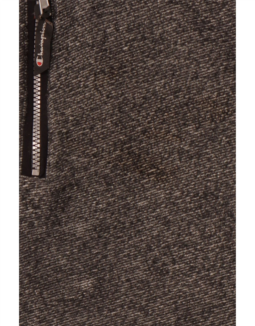 Giacca in pile con cappuccio da uomo CHAMPION UK 42 XL Poliestere gessato grigio