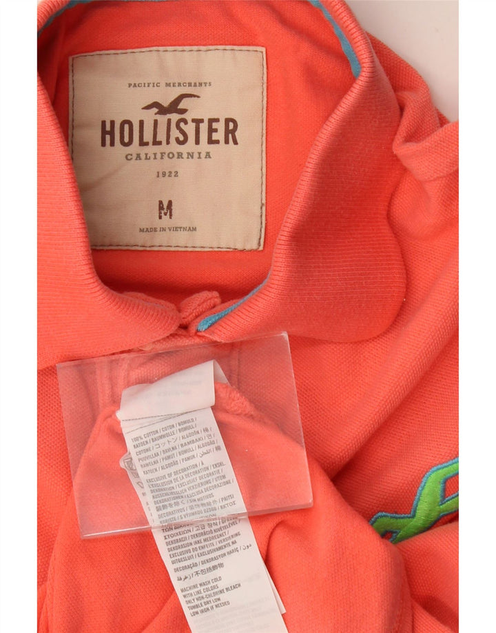 Polo da uomo HOLLISTER in cotone rosso medio