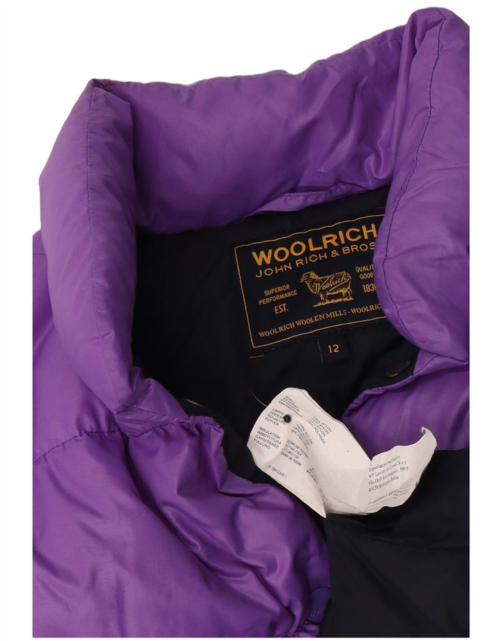 Giacca imbottita per ragazze Woolrich 11-12 anni in nylon viola
