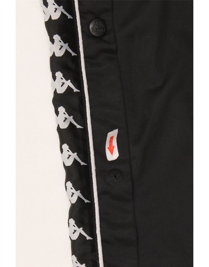 Pantaloni da tuta con grafica da donna KAPPA UK 12 Medium Nero Poliestere