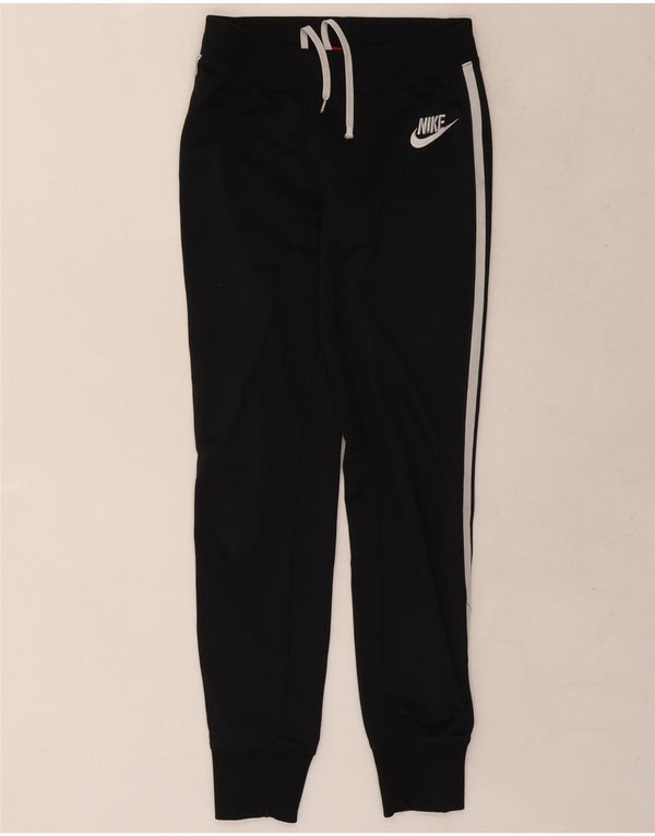 Pantaloni da tuta da donna Nike Joggers UK 6 XS poliestere a righe nere