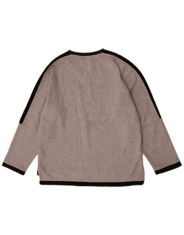Maglione in pile grafico da ragazzo Fila 15-16 anni XL Poliestere color block grigio