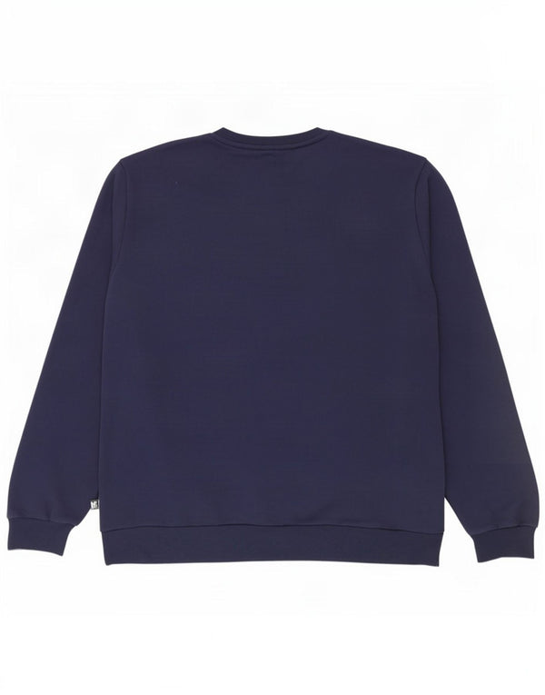 Felpa da uomo Puma Jumper XL blu navy in cotone
