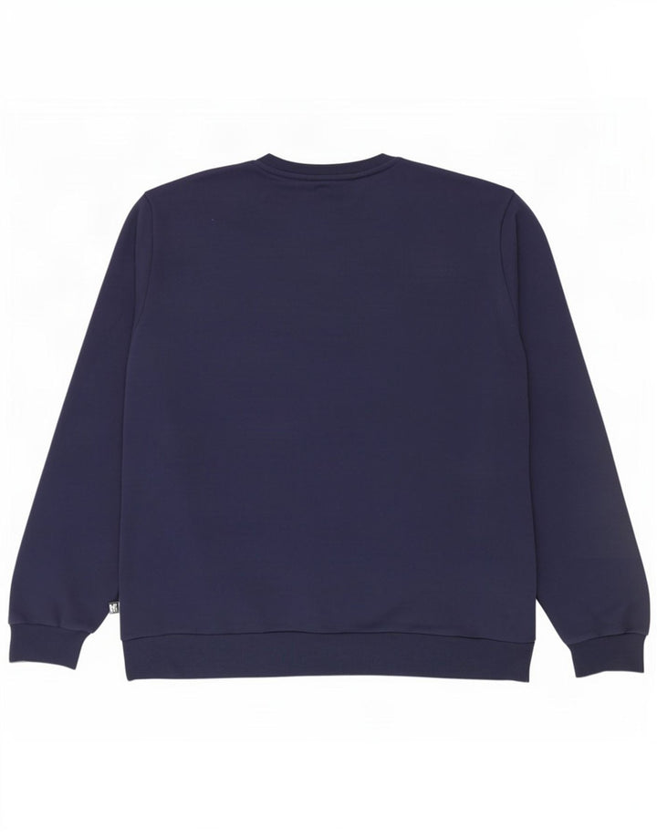 Felpa da uomo Puma Jumper XL blu navy in cotone