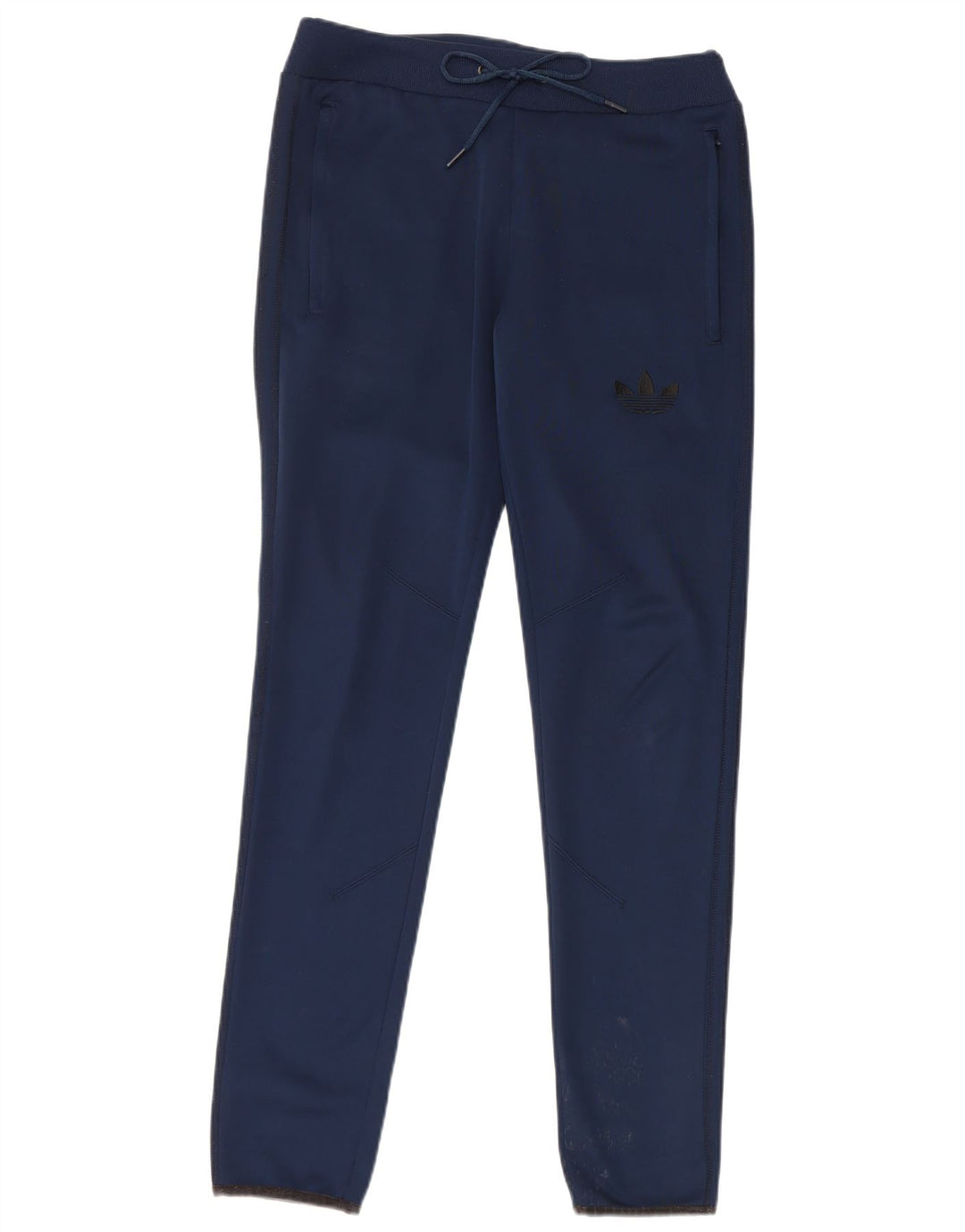 Pantaloni da tuta da donna Adidas UK 10 Small Blu Navy Poliestere