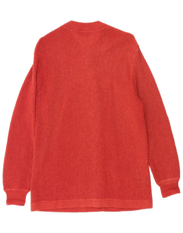 Maglione cardigan lungo da donna Clark Ross UK 14 Borgogna medio