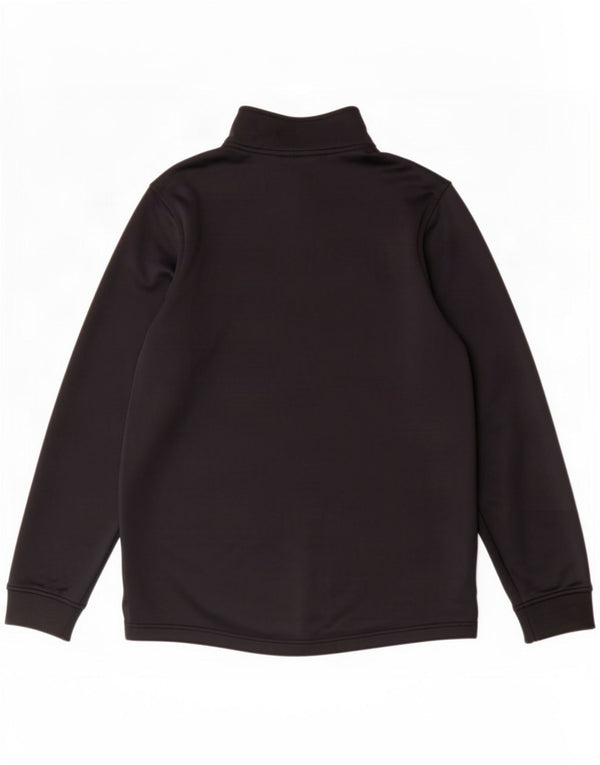 Under Armour Uomo Cold Gear Zip Collo Pullover Tuta Top Piccola Nera