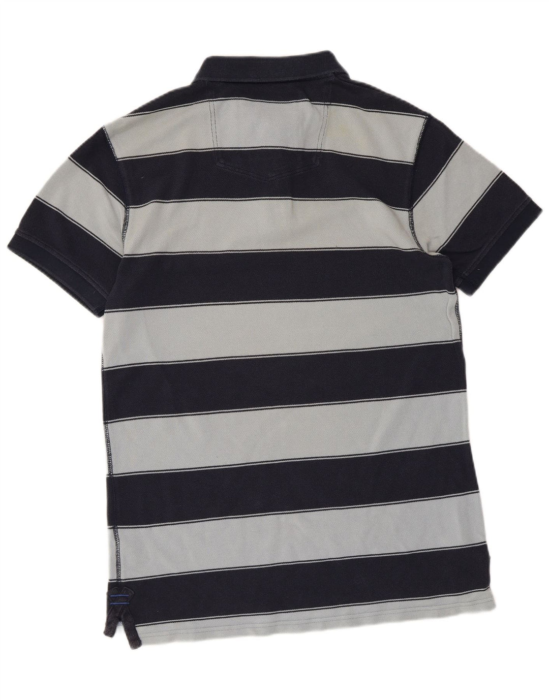 Polo da uomo FAT FACE in cotone a righe medie blu navy
