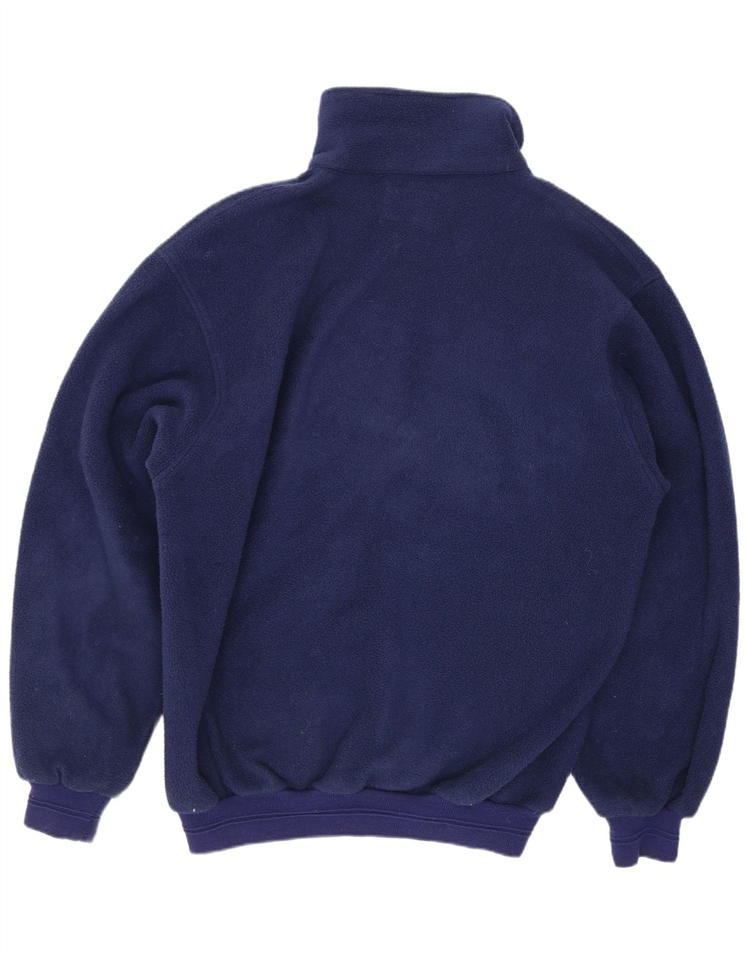 Maglione in pile da uomo con collo a bottoni Malden, grande blu