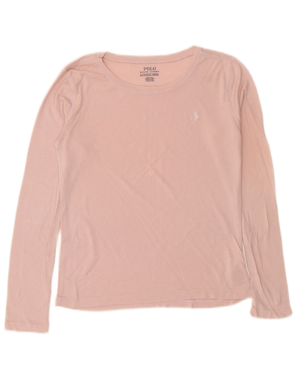 Polo Ralph Lauren Top per ragazze manica lunga 15-16 anni XL cotone rosa