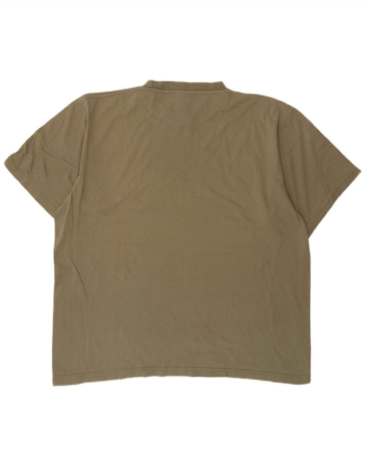 T-shirt grafica da uomo Nike Top grande in cotone kaki