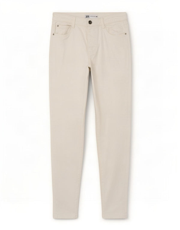 Jeans skinny da donna Zara EU 36 XS W26 L28 Cotone bianco