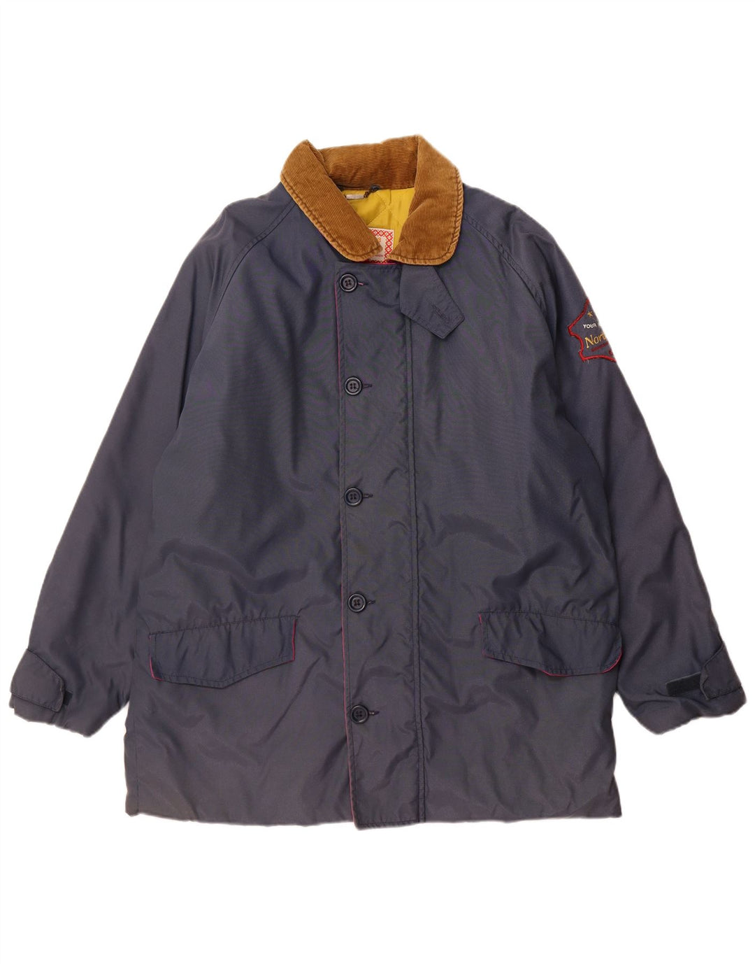 Giacca a vento da uomo Carrera UK 42 XL Blu navy color block in poliammide