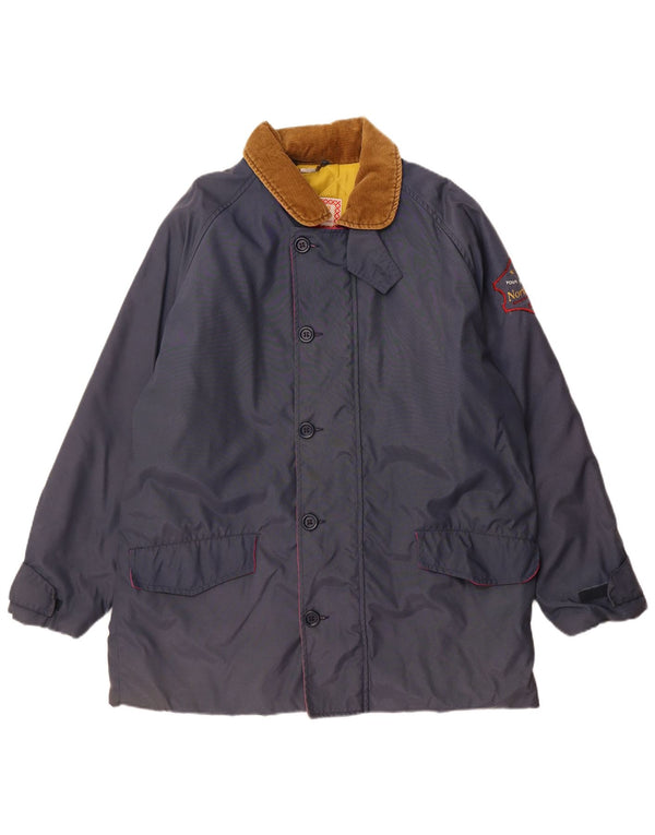 Giacca a vento da uomo Carrera UK 42 XL Blu navy color block in poliammide