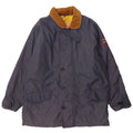 Giacca a vento da uomo Carrera UK 42 XL Blu navy color block in poliammide