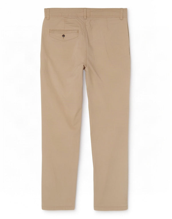 Pantaloni chino dritti da donna Marks & Spencer UK 16 Large W36 L28 Beige