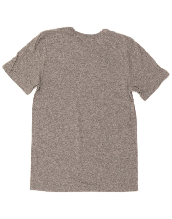 T-shirt grafica da uomo Nike Top in cotone chiazzato grigio piccolo