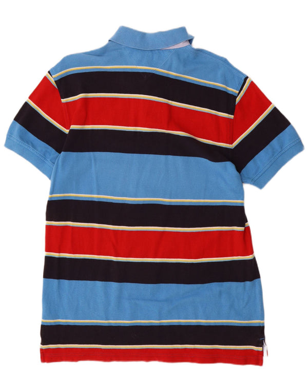 TOMMY HILFIGER Polo da uomo in cotone a righe multicolori medie