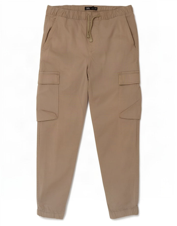 Pantaloni cargo da jogging da uomo Zara medi W31 L26 Beige