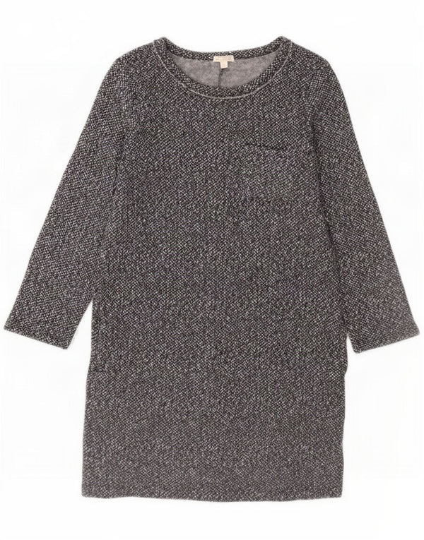 Abito a trapezio a maniche lunghe da donna Gap UK 14 Grigio medio chiazzato