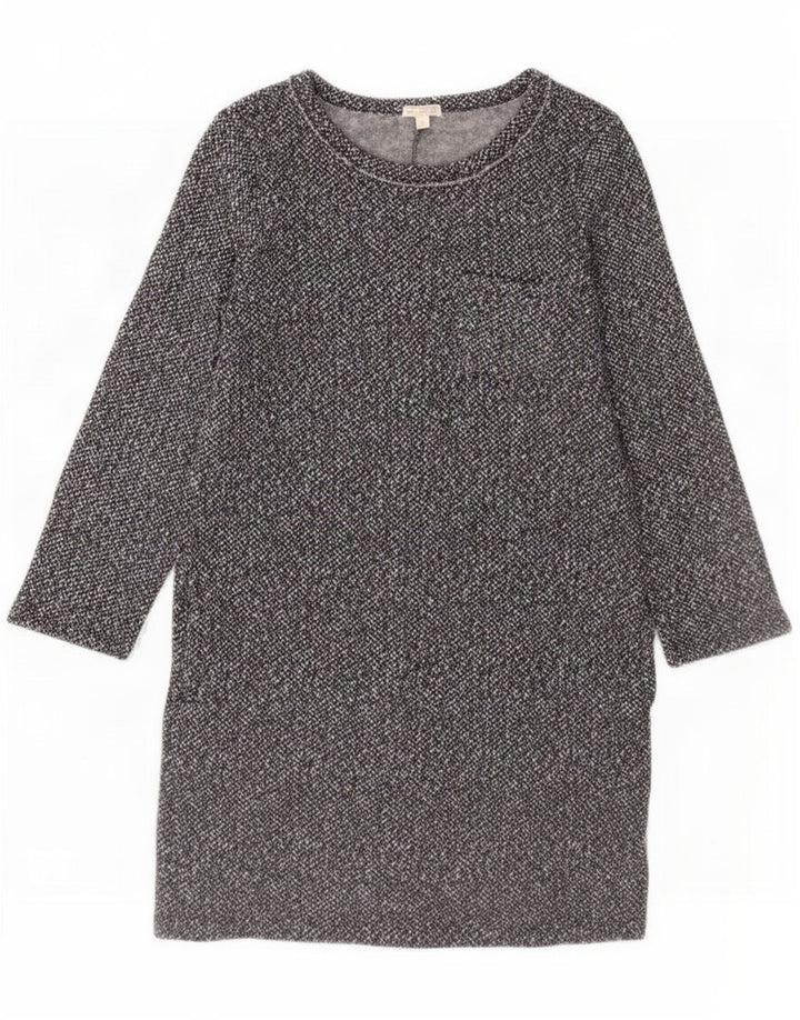 Abito a trapezio a maniche lunghe da donna Gap UK 14 Grigio medio chiazzato