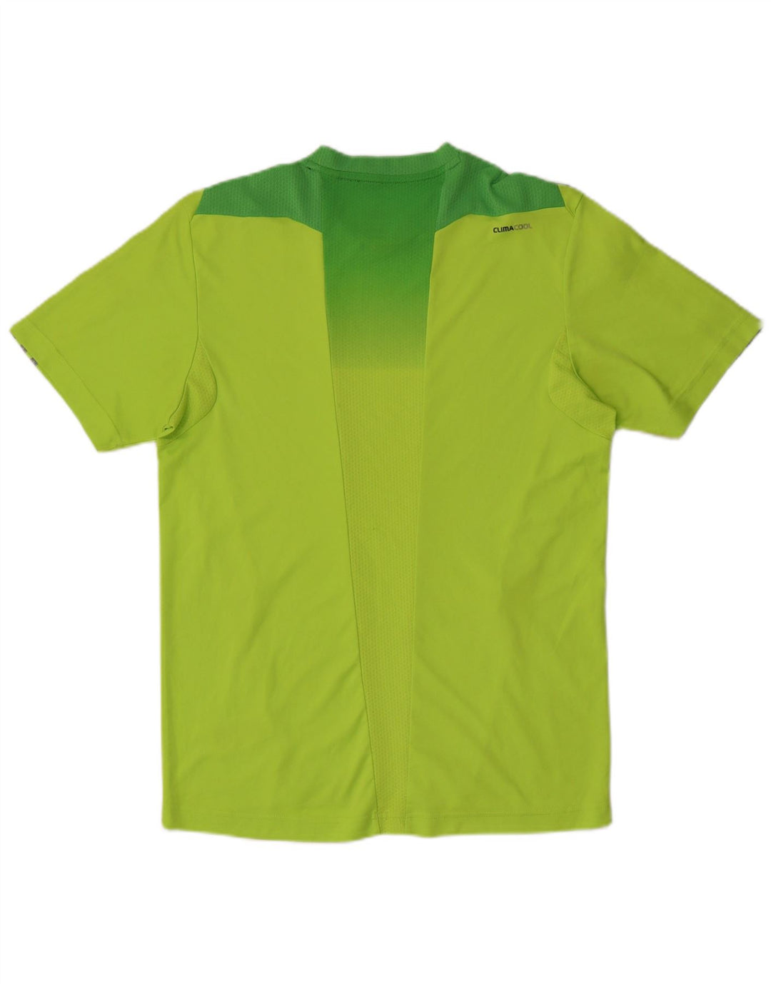 T-shirt Adidas Climacool da uomo Top in poliestere color block verde medio