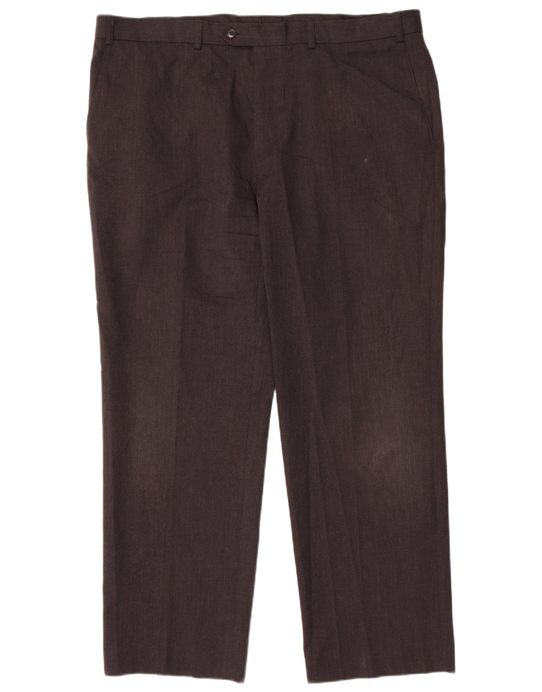 Pantaloni da abito dritti da uomo Marks & Spencer taglia 42 W42 L31 grigi