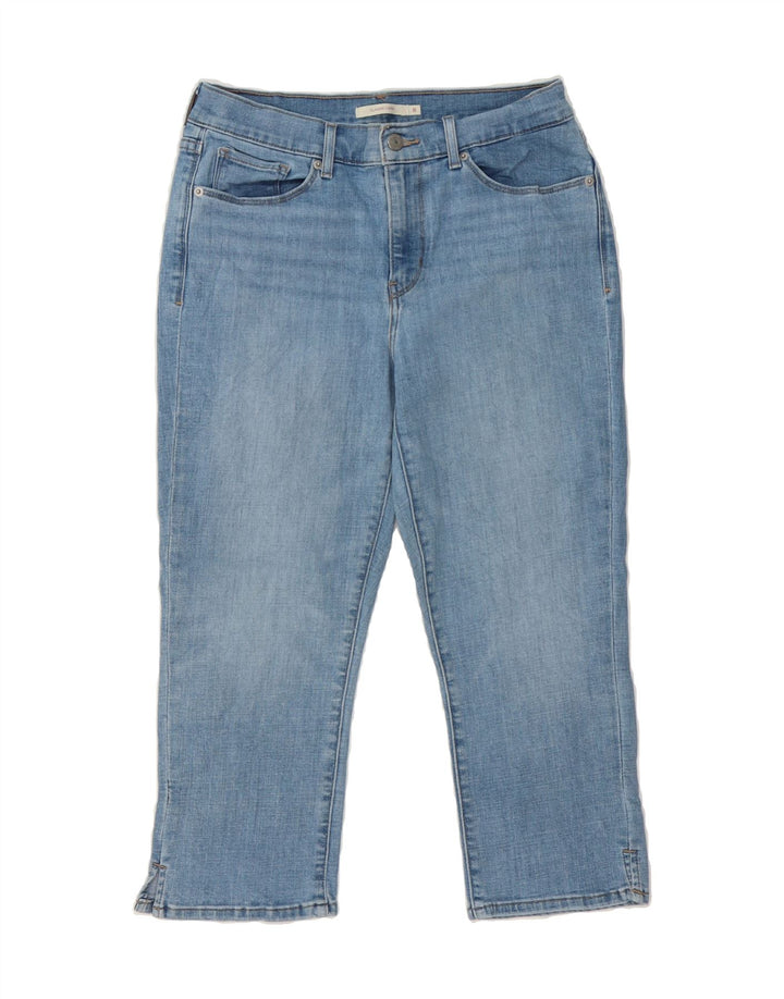 LEVI'S Womens Classic Capri Jeans US 8 Medium W29 L21 Blue Cotton Vintage Levi's and Second-Hand Levi's from Messina Hembry 