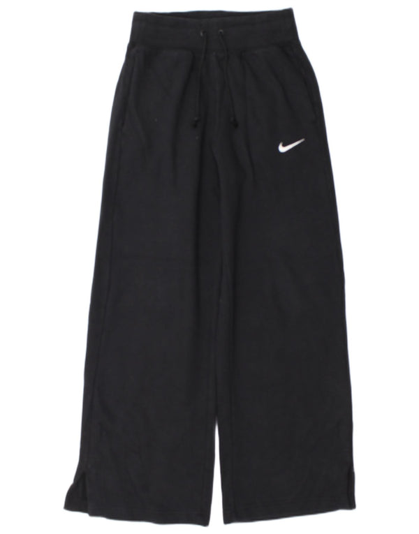 Pantaloni della tuta da donna Nike UK 4 XS cotone nero