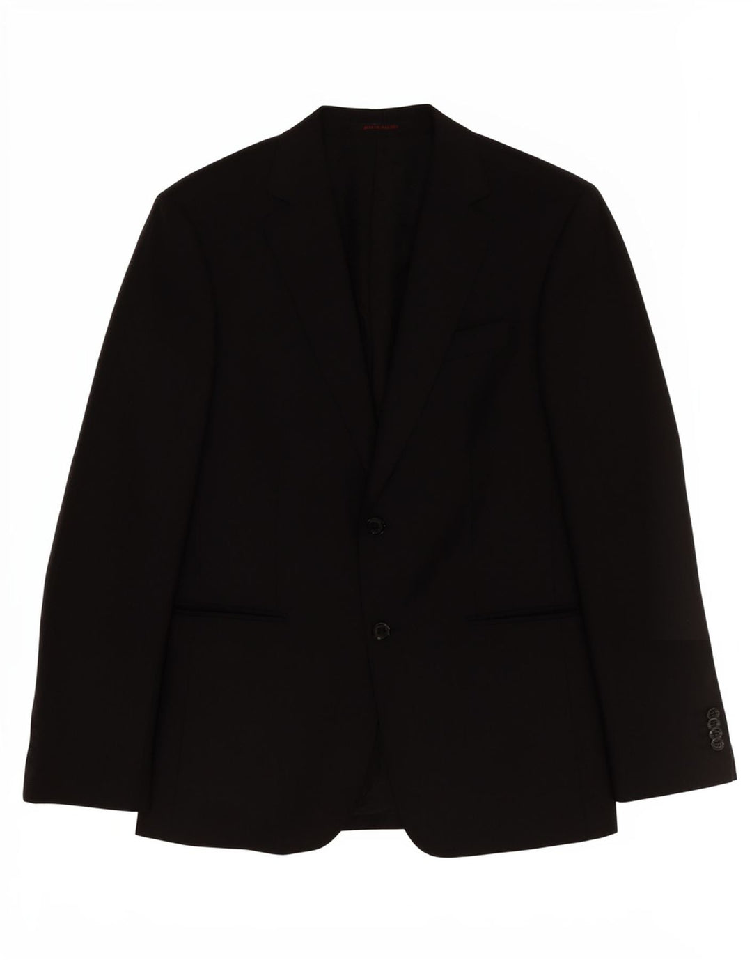 Giacca blazer da uomo a 2 bottoni Pierre Cardin UK 38 media nera classica