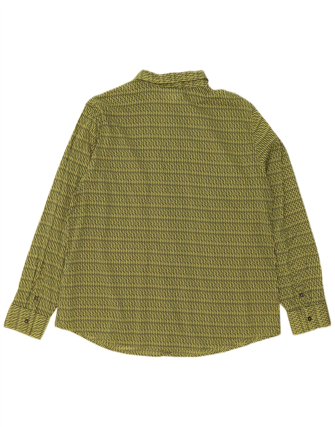 Camicia da donna Benetton UK 16 Large Verde geometrica