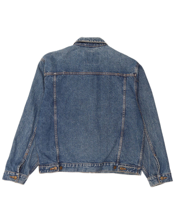 Giacca di jeans vintage da uomo UK 38 cotone blu medio