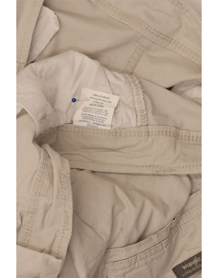 Pantaloncini cargo da uomo WRANGLER W44 2XL Cotone beige