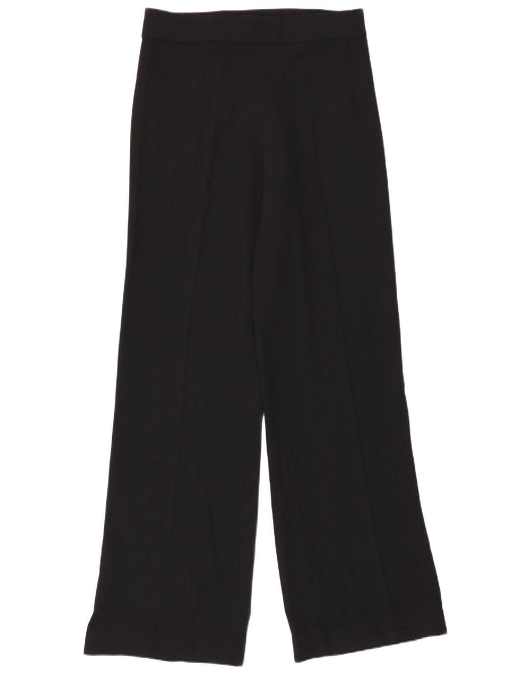 Pantaloni casual a gamba larga da donna Zara medi W30 L33 poliestere nero
