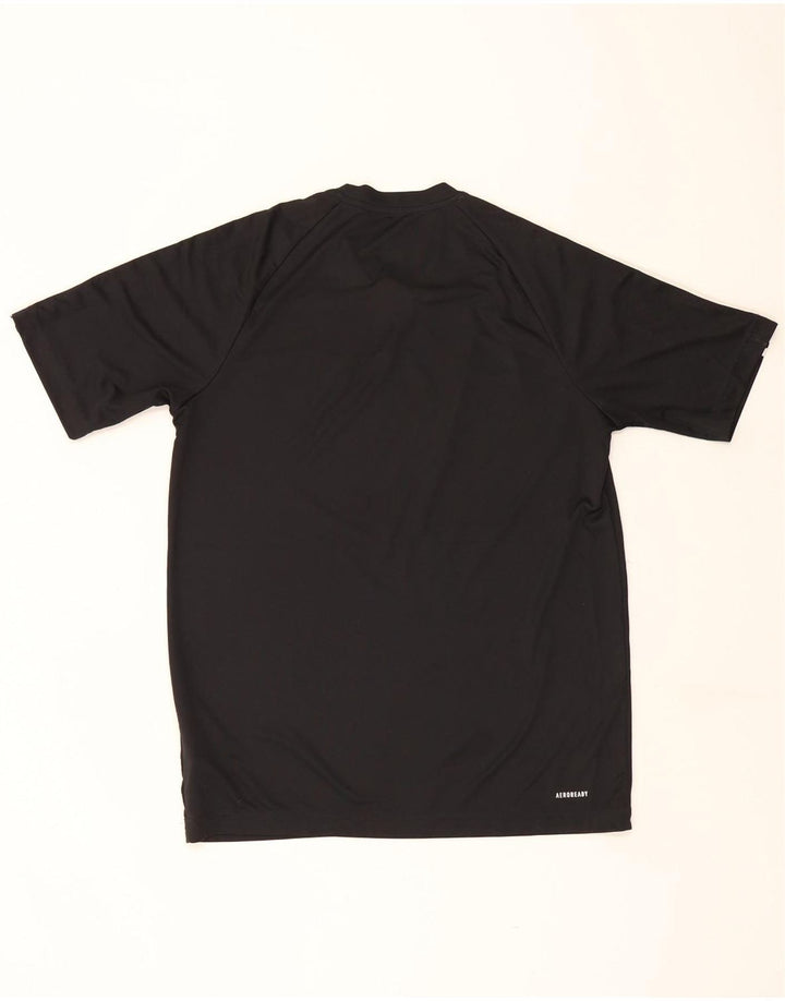 T-shirt Adidas Aeroready da uomo, media, in poliestere nero