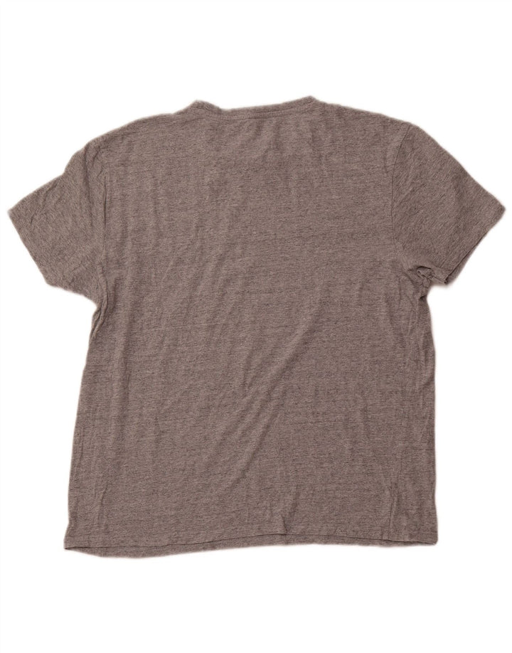 JACK WILLS T-shirt da uomo dalla vestibilità classica, taglia grande, grigia
