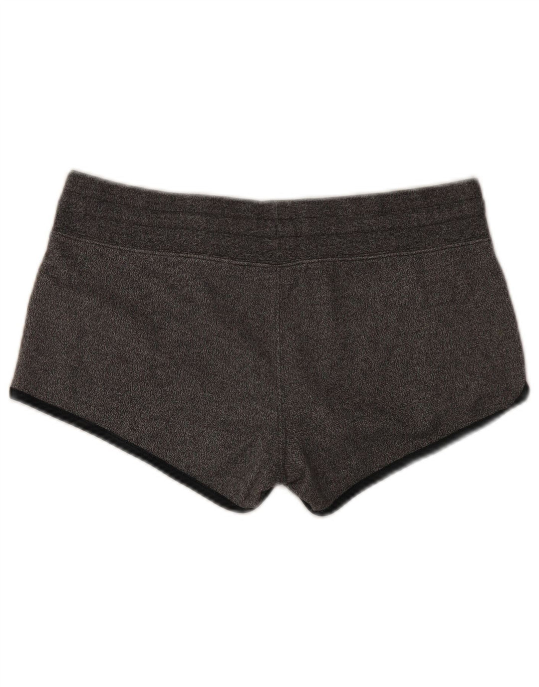 Pantaloncini sportivi vintage da donna UK 14 grigio medio chiazzato