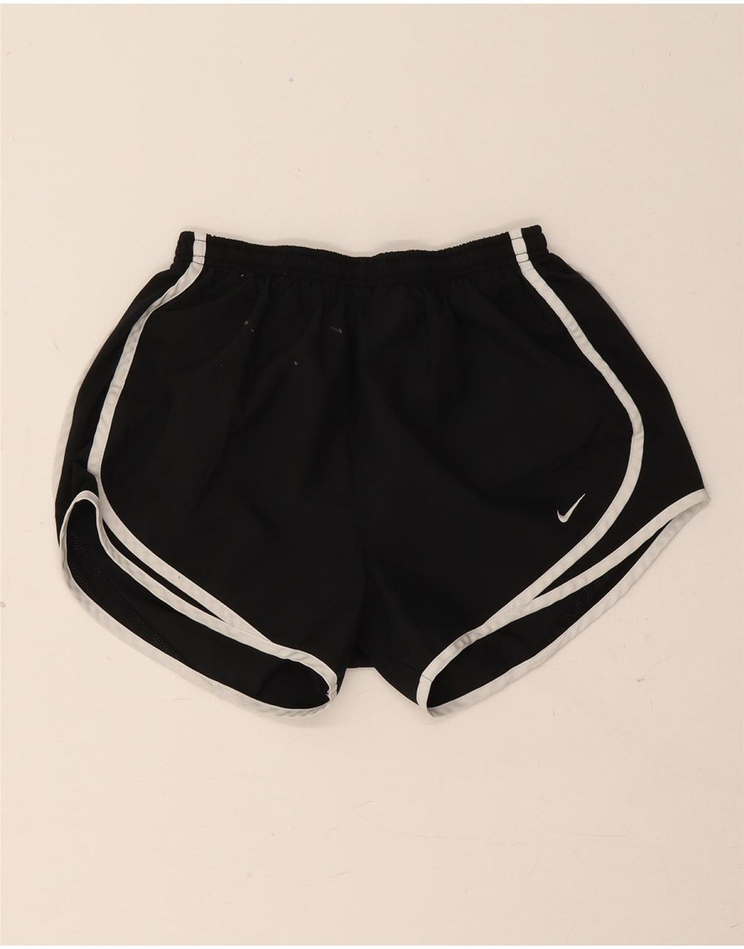 Pantaloncini sportivi Nike da donna Dri Fit UK 8 piccoli poliestere nero