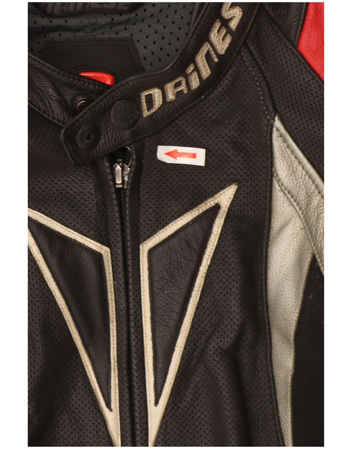 Set da 2 pezzi grafico da uomo Dainese taglia 50 piccolo W34 L28 motociclista nero