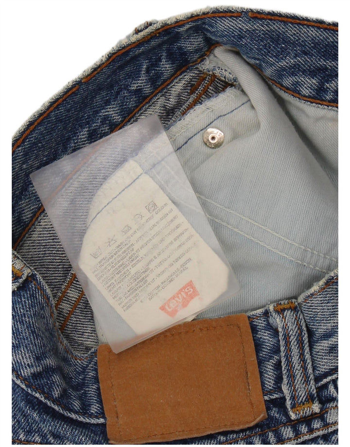 Gonna di jeans da donna LEVI'S W26 piccola in cotone blu