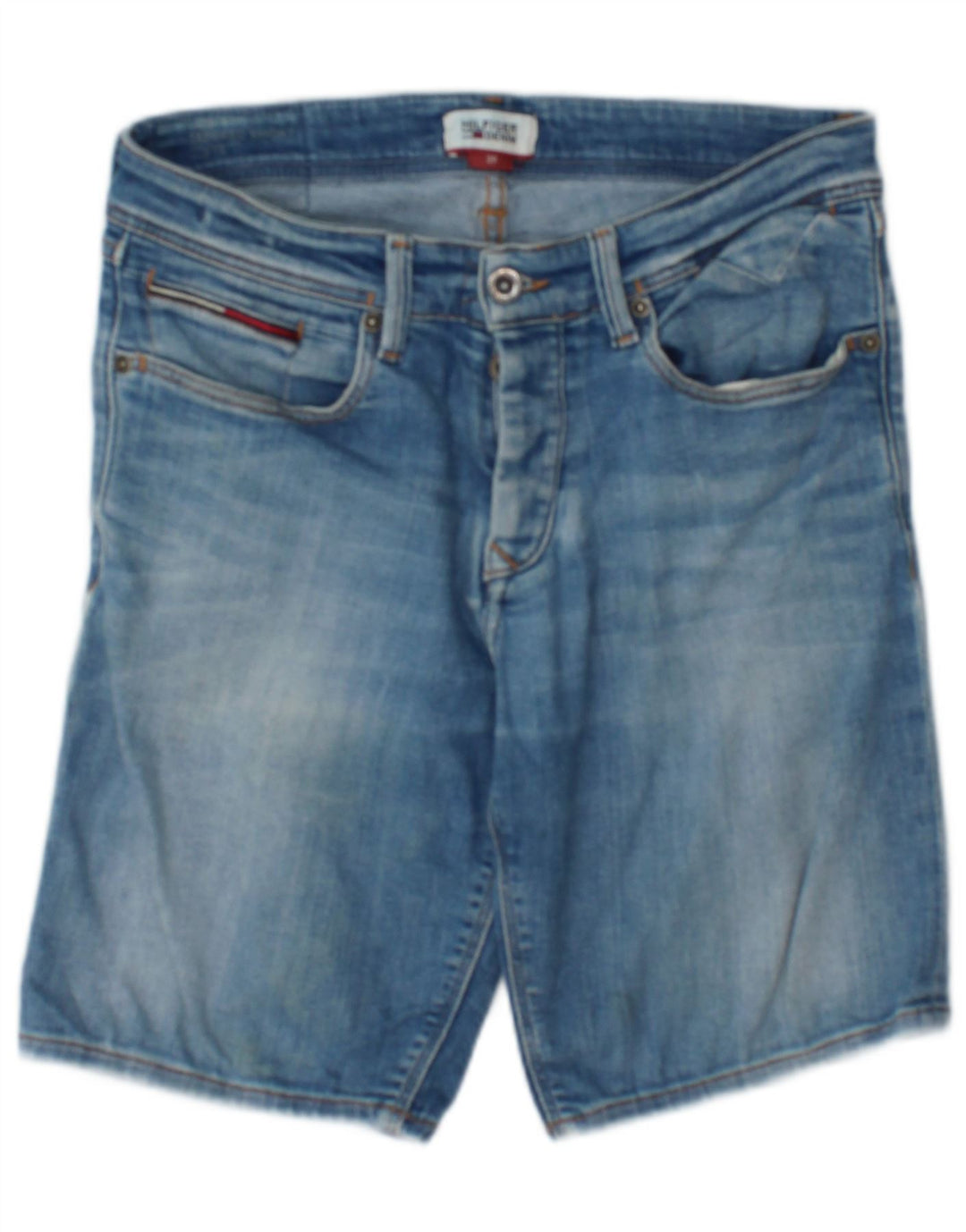 Pantaloncini di jeans da uomo Tommy Hilfiger W29 piccoli blu