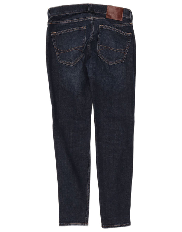Hollister Womens Slim Fit Skinny Jeans W29 L30 Navy Blue Cotton