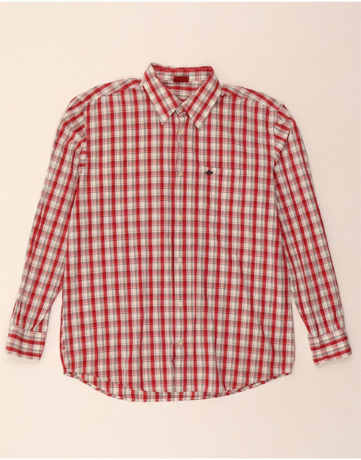 LEVI'S Mens Shirt Large Red Check Cotton Vintage Levi's and Second-Hand Levi's from Messina Hembry 